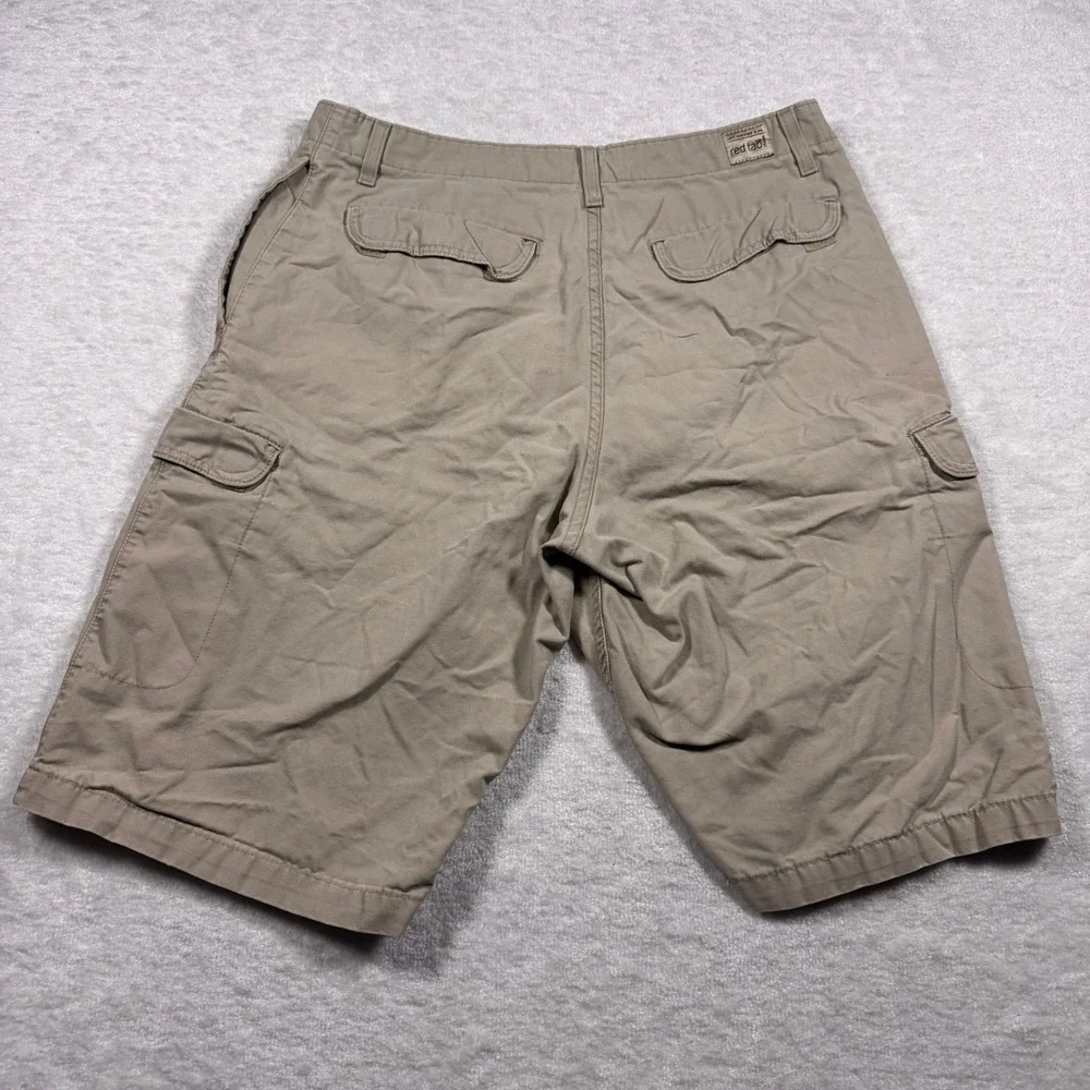 Levi's Red Tab‎ Men's Tan Cargo Shorts Cotton Casual Utility Size 34